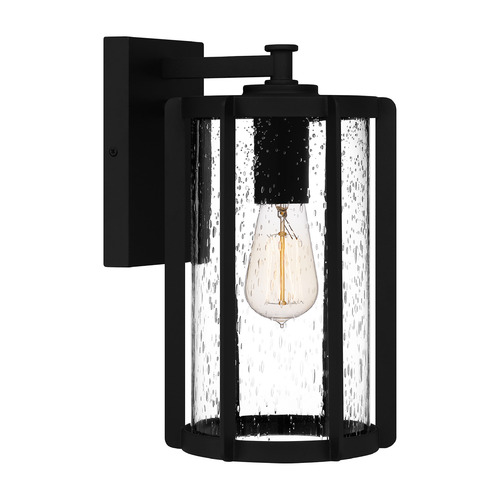 Hazel Outdoor Wall Light in Earth Black by Quoizel Lighting