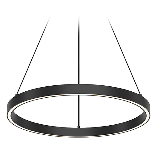Kuzco Lighting Kuzco Lighting Cerchio Black LED Pendant Light PD87118-BK-UNV-010