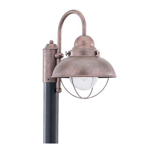 Sebring Post Light in Copper by Generation Lighting