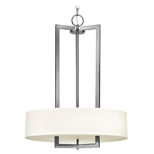 Hampton 20-Inch Antique Nickel Pendant by Hinkley Lighting