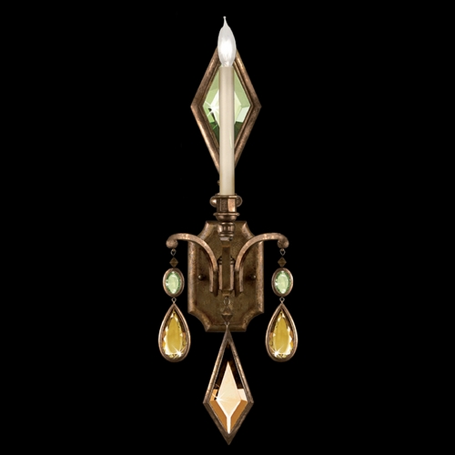 Fine Art Lamps Fine Art Lamps Encased Gems Bronze Patina Sconce 717850-1ST