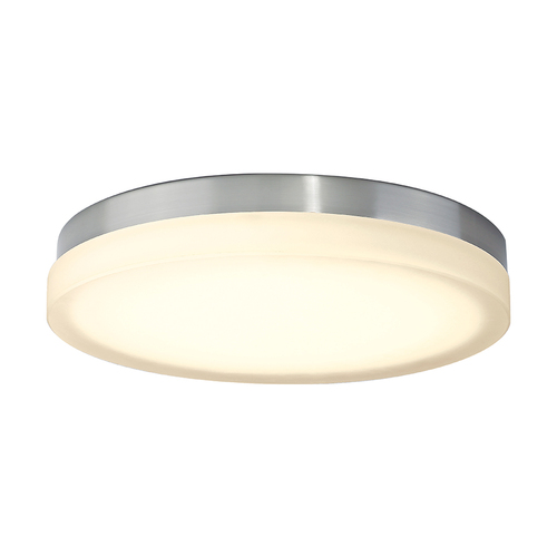 WAC Lighting Slice 9-Inch 3000K LED Flush Mount in Brushed Nickel by WAC Lighting FM-4109-30-BN