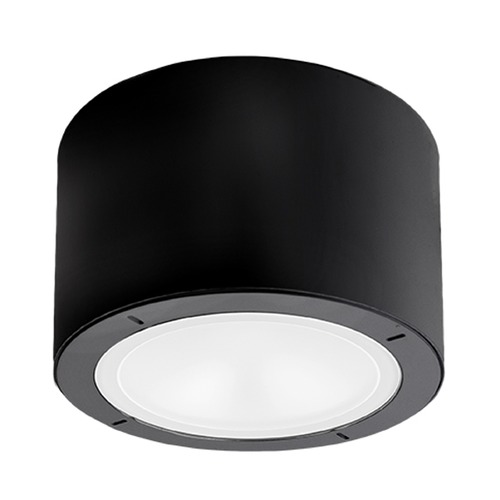 Modern Forms by WAC Lighting Vessel 5.50-Inch Wide LED Flush Mount in Black by Modern Forms FM-W9100-BK