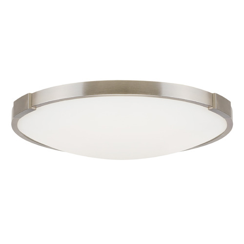 Visual Comfort Modern Collection Sean Lavin Lance 13-Inch 277V 3000K LED Flush Mount in Nickel by VC Modern 700FMLNC13S-LED930-277