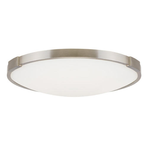 Visual Comfort Modern Collection Sean Lavin Lance 13-Inch 277V 3000K LED Flush Mount in Nickel by VC Modern 700FMLNC13S-LED930-277
