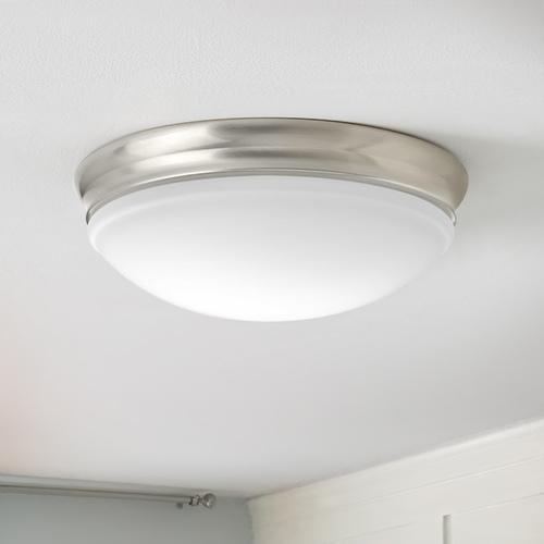 Progress Lighting 13.50-Inch LED Flush Mount in Brushed Nickel by Progress Lighting P350101-009-30