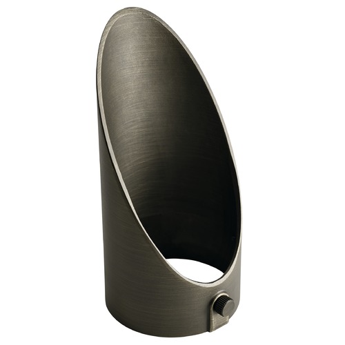 6-Inch 12V LED Large Accent Cowl in Centennial Brass by Kichler Lighting