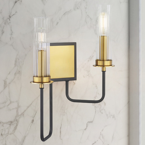 Rainey Graphite Sconce by Progress Lighting