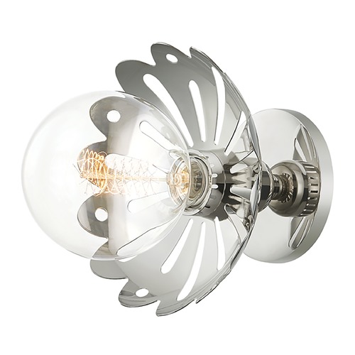 Mitzi by Hudson Valley Alyssa Wall Sconce in Polished Nickel by Mitzi by Hudson Valley H353101-PN