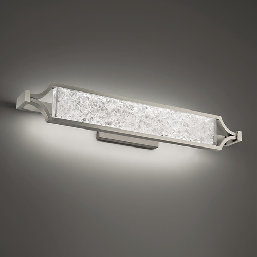 Modern Forms by WAC Lighting Emblem Brushed Nickel LED Vertical Bathroom Light by Modern Forms WS-32128-BN