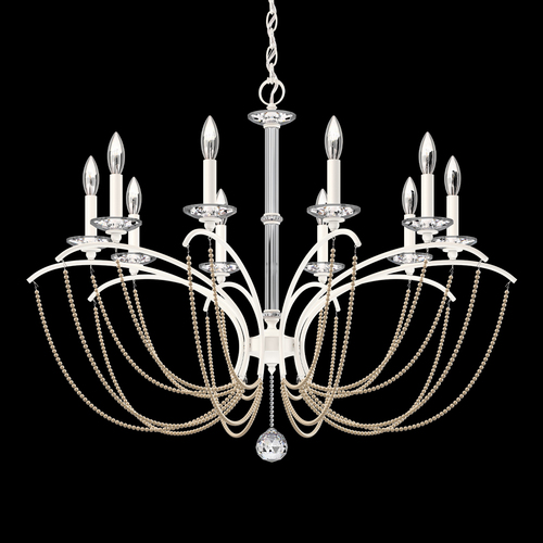 Priscilla White Chandelier by Schonbek Lighting