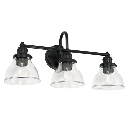 Baxter 24.25-Inch Vanity Light in Matte Black by Capital Lighting