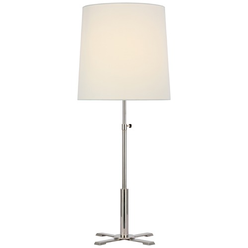 Visual Comfort Signature Collection Thomas OBrien Quintel Table Lamp in Polished Nickel by Visual Comfort Signature TOB3723PNL