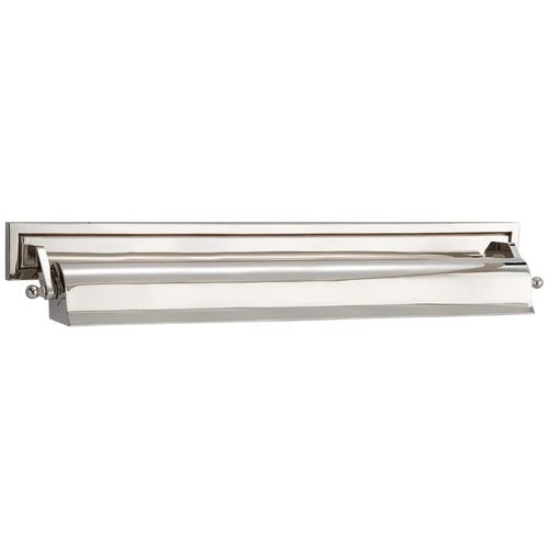 Thomas OBrien Library 22-Inch Art Light in Nickel by Visual Comfort Signature
