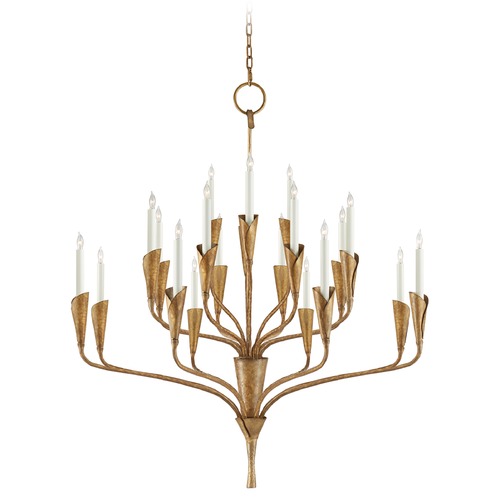 Chapman & Myers Aiden Chandelier in Gilded Iron by Visual Comfort Signature