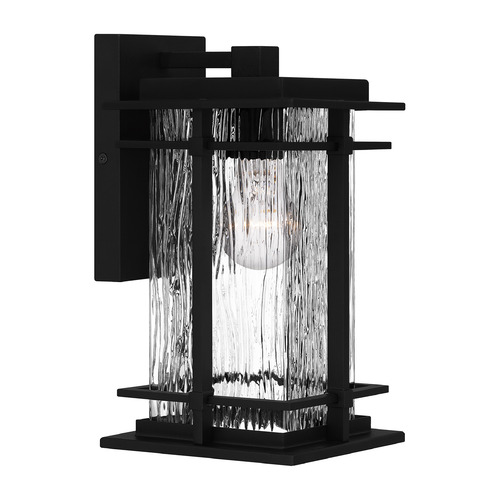 McAlister Outdoor Wall Light in Earth Black by Quoizel Lighting