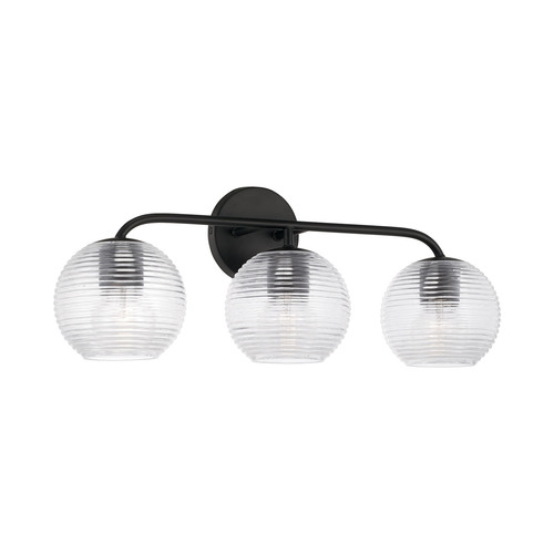 HomePlace by Capital Lighting Dolan 24.50-Inch Bath Light in Black by HomePlace by Capital Lighting 149931MB-544