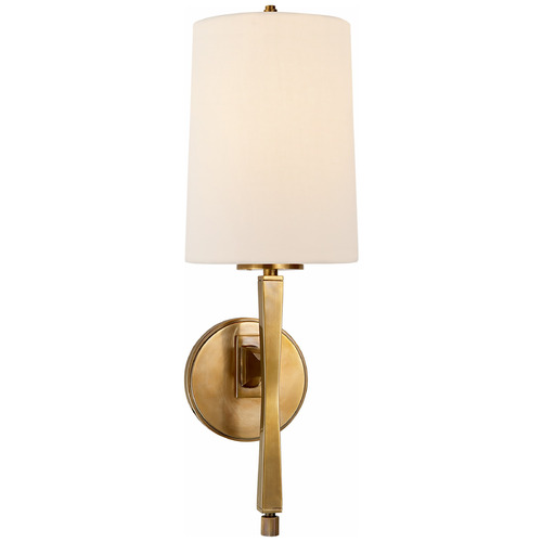 Visual Comfort Signature Collection Thomas OBrien Edie Sconce in Antique Brass by VC Signature TOB2740HABL
