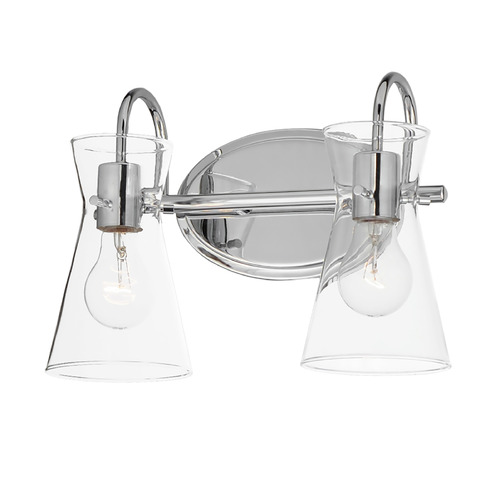 Maxim Lighting Ava Polished Chrome Bathroom Light by Maxim Lighting 12482CLPC