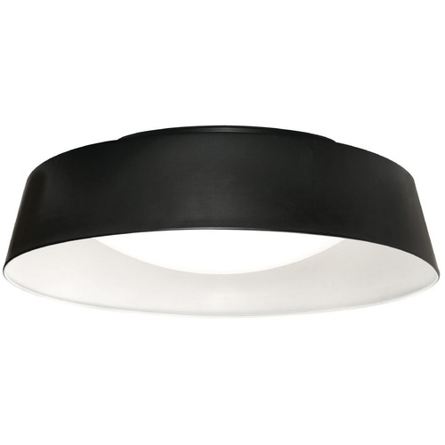 Afx Lighting Duncan Black & White LED Flushmount Light