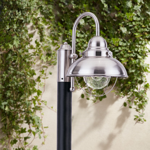 Generation Lighting Sebring Post Light in Brushed Stainless by Generation Lighting 8269-98