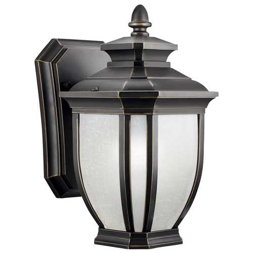 Kichler Lighting Salisbury 10.25-Inch Outdoor Wall Light in Rubbed Bronze by Kichler Lighting 9039RZ