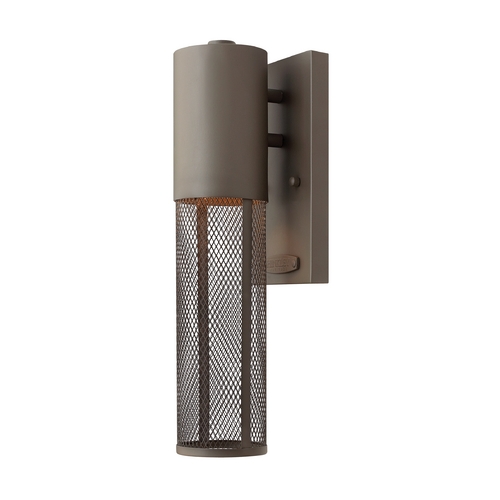 Modern Outdoor Wall Light in Buckeye Bronze by Hinkley Lighting