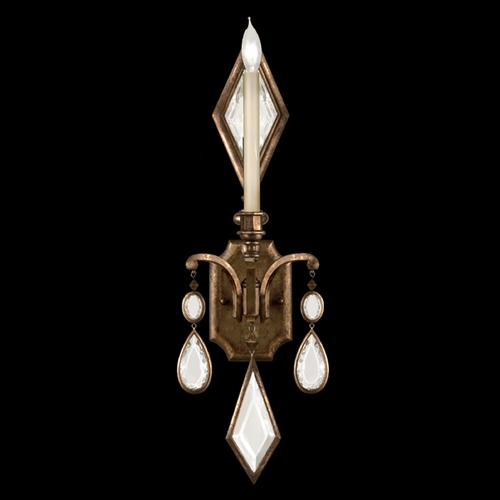 Fine Art Lamps Fine Art Lamps Encased Gems Bronze Patina Sconce 717850-3ST