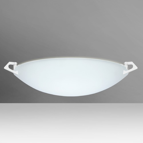 Besa Lighting Sonya Frosted Glass White LED Flushmount Light
