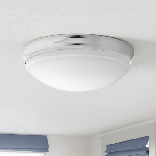 13.50-Inch LED Flush Mount in Polished Chrome by Progress Lighting