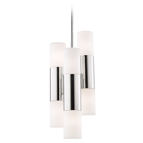 Mitzi by Hudson Valley Lola Polished Nickel LED Pendant by Mitzi by Hudson Valley H196706-PN