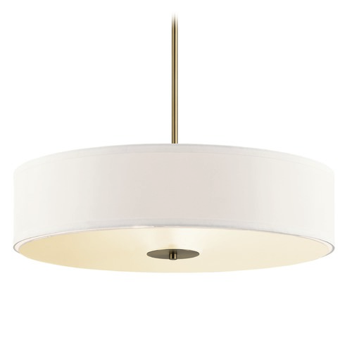 Kichler Lighting 24-Inch Convertible Pendant in Classic Bronze by Kichler Lighting 42122CLZ