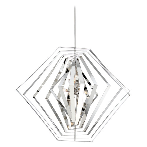 Downtown Chrome Chandelier by Eurofase Lighting