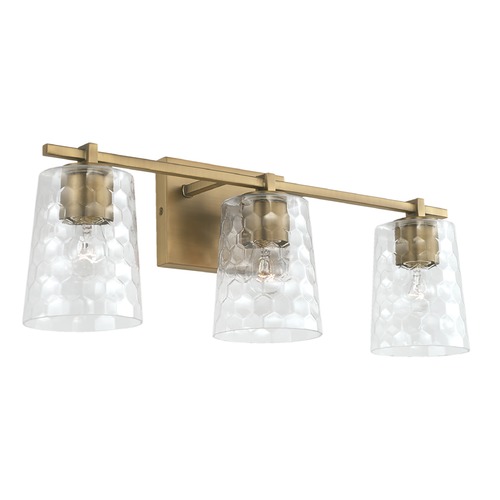 Capital Lighting Burke 24-Inch Aged Brass Bath Light by HomePlace by Capital Lighting 143531AD-517