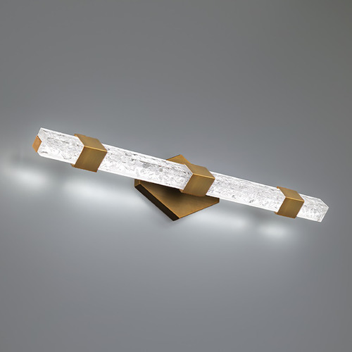 Regal Aged Brass LED Vertical Bathroom Light by Modern Forms