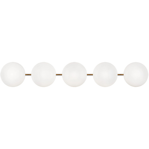 Matteo Lighting Pearlesque Aged Gold Brass LED Sconce by Matteo Lighting S05105AGOP