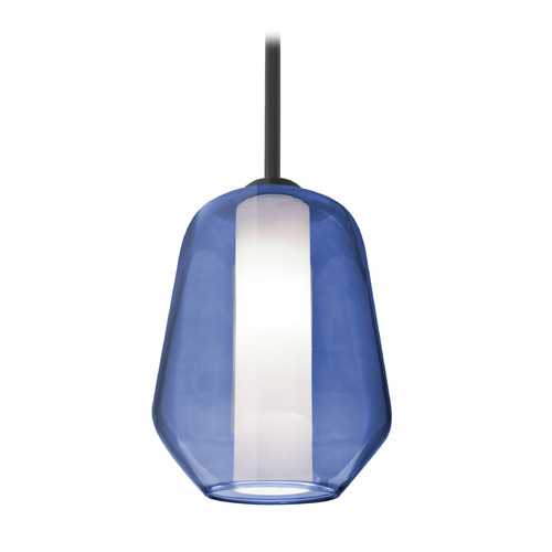 Besa Lighting Besa Lighting Link Black Mini-Pendant Light with Bowl / Dome Shade 1TT-LINKBL-BK