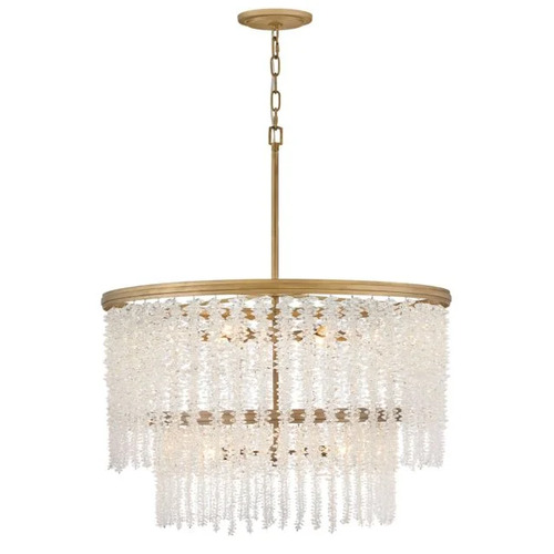 Fredrick Ramond Rubina Burnished Gold LED Chandelier