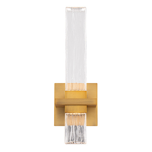 Modern Forms by WAC Lighting Modern Forms Cinaplex Aged Brass LED Sconce WS200615-TWA-AB