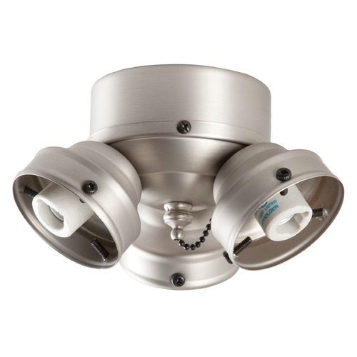 3-Light LED Fan Fitter in Brushed Satin Nickel by Craftmade Lighting