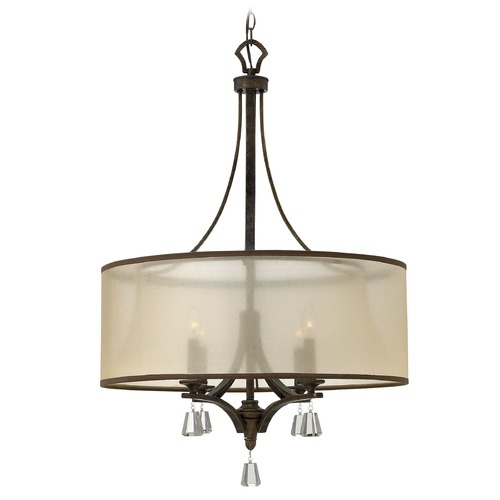 Fredrick Ramond Mime French Bronze Chandelier by Fredrick Ramond FR45604FBZ