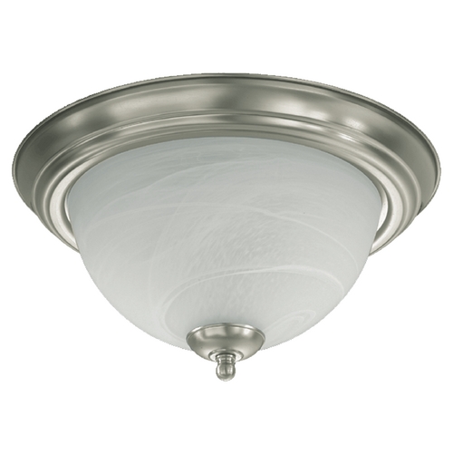 Satin Nickel Flush Mount by Quorum Lighting