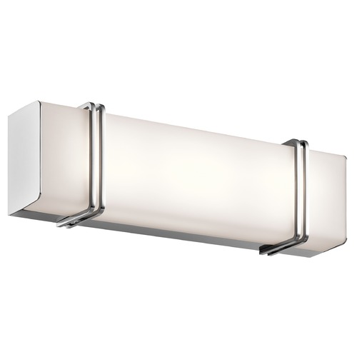 Kichler Lighting Impello 18.25-Inch Chrome LED Vanity Light by Kichler Lighting 45801CHLED