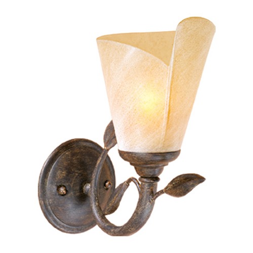 Vaxcel Lighting Capri Black Walnut Sconce by Vaxcel Lighting CP-VLU001BW