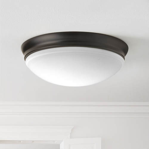 Progress Lighting 13.50-Inch LED Flush Mount in Antique Bronze by Progress Lighting P350101-020-30