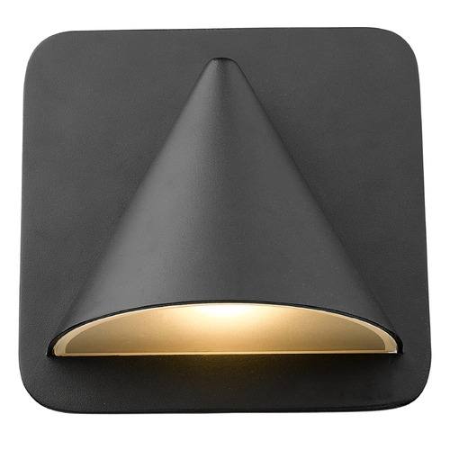 Obelisk Black LED Outdoor Wall Light by Z-Lite