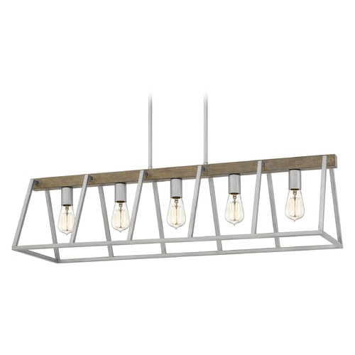 Quoizel Lighting Brockton Brushed Silver Linear Light by Quoizel Lighting BRT542BSR