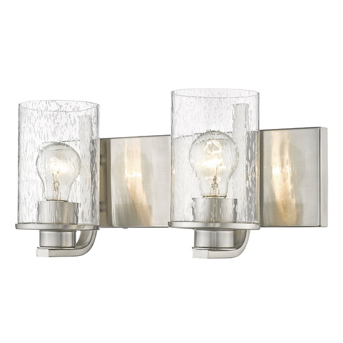 Beckett Brushed Nickel Bathroom Light by Z-Lite