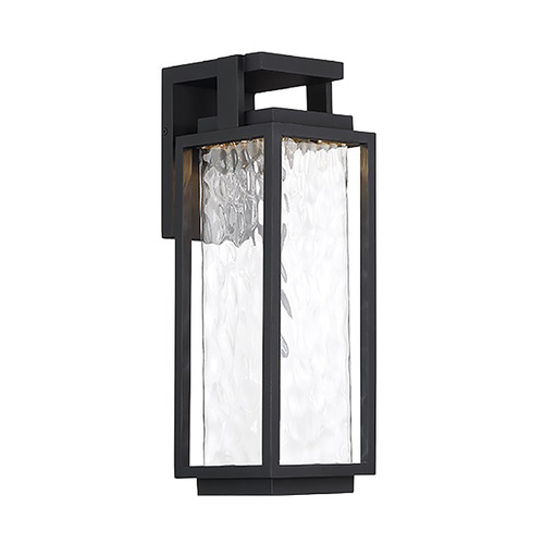 Two If By Sea Black LED Outdoor Wall Light by Modern Forms