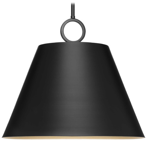 Progress Lighting Parkhurst 3-Light Matte Black Pendant